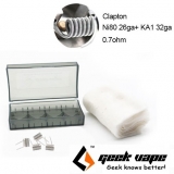 GREEKVAPE 3in1 DIY Kit (Clapton Coil 26ga/Ni80+32ga/KA1) 0.7ohm - vata Koh Gen D