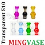 MingVape Transparent Drip Tip žlty