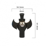 DRIP TIP PVC 510 Black Bat Style limited
