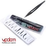 Vpdam Black Straight Tip Tweezers