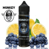 12/60ml MONKEY SHAKE IT - BLUE LEMON BALL (Čučoriedky a citron ) 