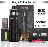VooPoo DRAG X PnP-X Kit 5ml 18650 - EAGLE BLACK