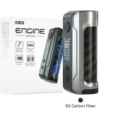 OBS ENGINE 100W 18650/20700/21700 - CARBON FIBER SILVER