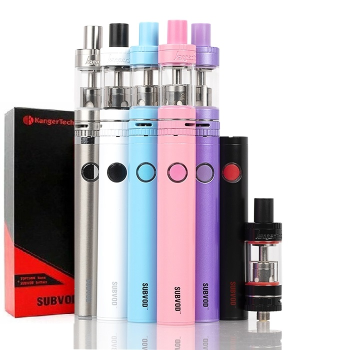 Kangertech SUBVOD 3,2ml KIT 1300mAh - RUŽOVÁ FARBA 