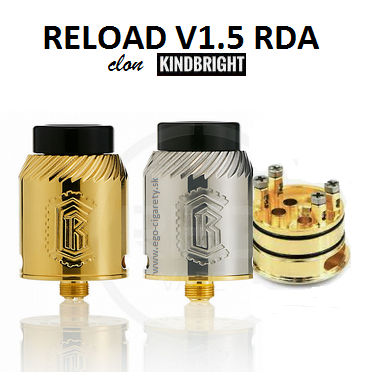 KINDBRIGHT RELOAD V1.5 RDA CLON Reload Vapor - GOLD VERZIA 