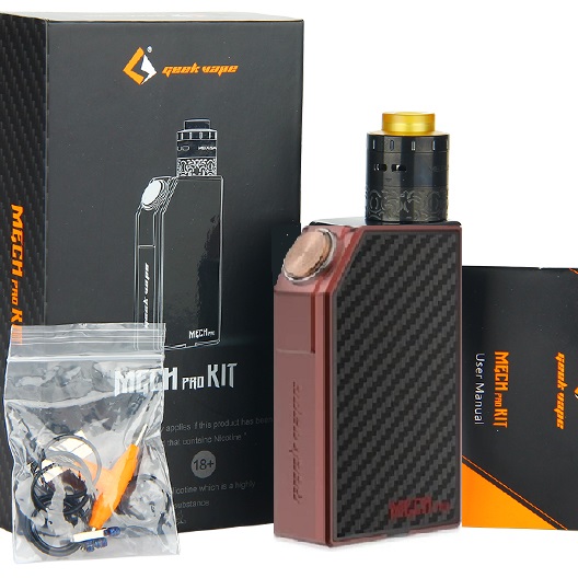 GEEKVAPE MECH PRO MOD - MEDUSA RDTA KIT - BLACK/RED