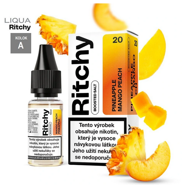10ml RITCHY SALT 20mg - PINEAPPLE MANGO PEACH