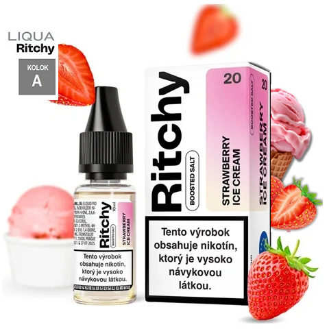 10ml RITCHY SALT 20mg - STRAWBERRY ICE CREAM