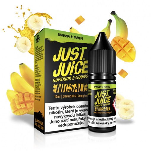 10ml JUST JUICE 20mg SALT - BANANA & MANGO