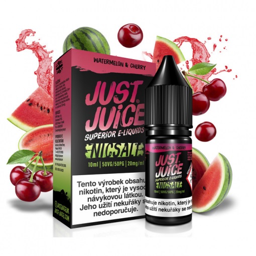 10ml JUST JUICE 11mg SALT - WATERMELON & CHERRY