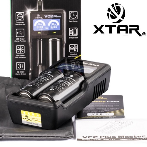 Xtar VC2 externá nabíjačka 18350/18650/26650