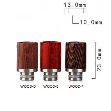Drip Tip REDWOOD STYLE - WOOD-D