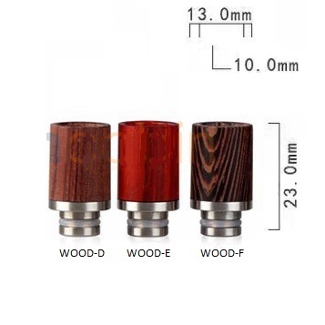 Drip Tip REDWOOD STYLE - WOOD-E