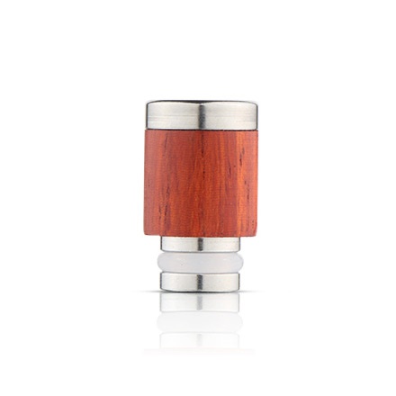 Drip Tip REDWOOD/STEEL STYLE - WOOD-X1