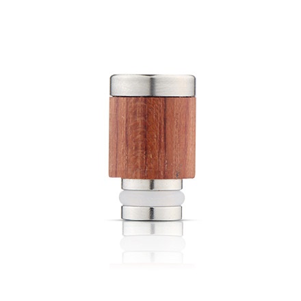 Drip Tip REDWOOD/STEEL STYLE - WOOD-X3