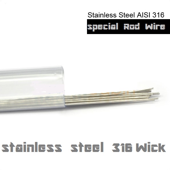 Stainless Steel-AISI RodWire 0,50Ø 5-pack 5x14,5cm