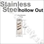 HOLLOW OUT  DRIP 510 stainless steel náustok