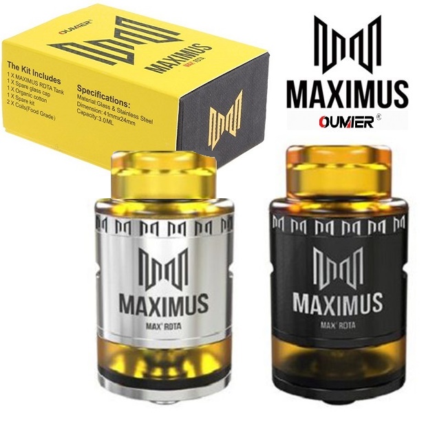 Oumier Maximus Max RDTA -  BLACK  EDITION 