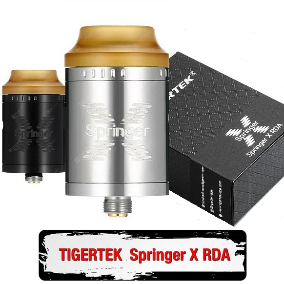 TIGERTEK SPRINGER-X  RDA TANK - BLACK EDITION