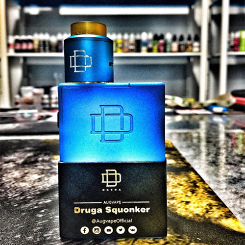 AUGVAPE DRUGA 22 SQUONKER FULL 18650 KIT - LIGHT BLUE EDITION