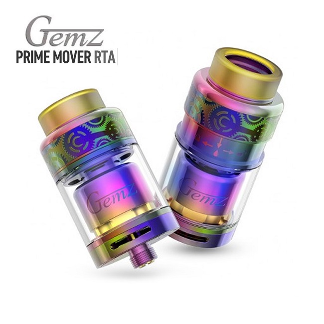 GEMZ PRIME MOVER RTA ATOMIZER - RAINBOW EDITION