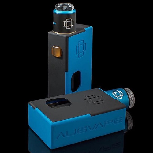 AUGVAPE DRUGA 22 SQUONKER FULL KIT - ČIERNE TELO / MODRÁ KRYTKA