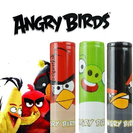 Battery WRAP Skin - ANGRY BIRDS - BLACK EDITION