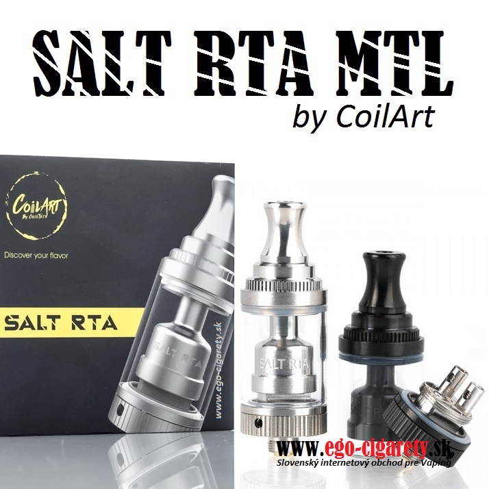 COILART SALT RTA MTL TANK - SILVER EDITION