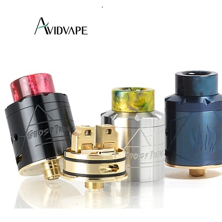 AVIDVAPE GHOST INHALE BF RDA - SILVER EDICIA