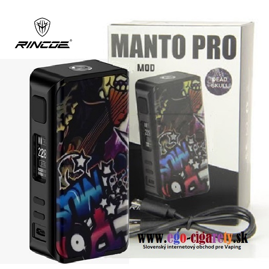 RINCOE MANTO PRO 228W  BOX MOD - GRAFFITI G003 RUKA