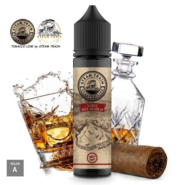 20/60ml STEAM TRAIN TOBACCO - NARIZ DEL DIABLO (EXP:10/26)