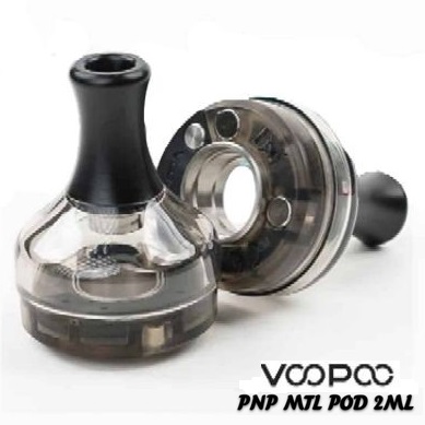 1ks VOOPOO DRAG X/S 2ml cartridge pre MTL - dýmovo čierna