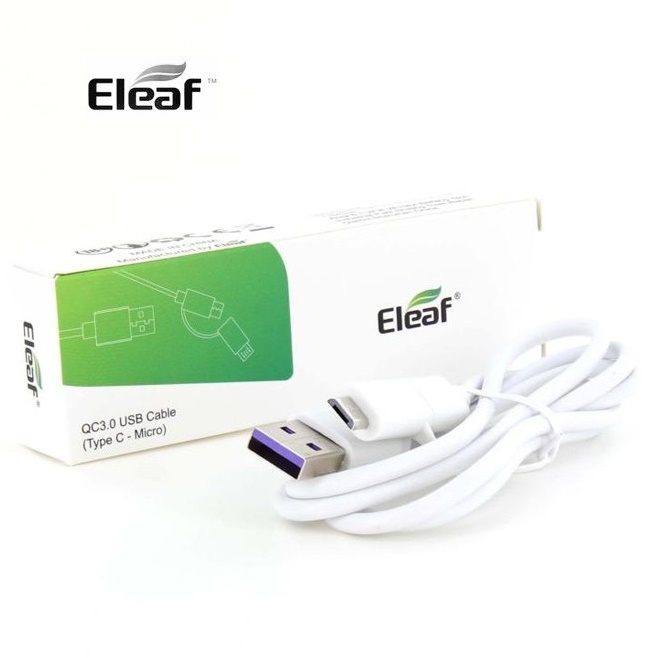ELEAF iSMOKA USB QC 3.0 Type C kábel s redukciou MicroUSB 