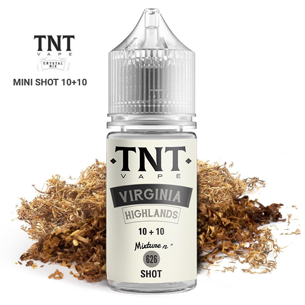 10/20ml TNT CRYSTAL 10+10 - VIRGINIA HIGHLANDS No.626 (Pure Destillate)