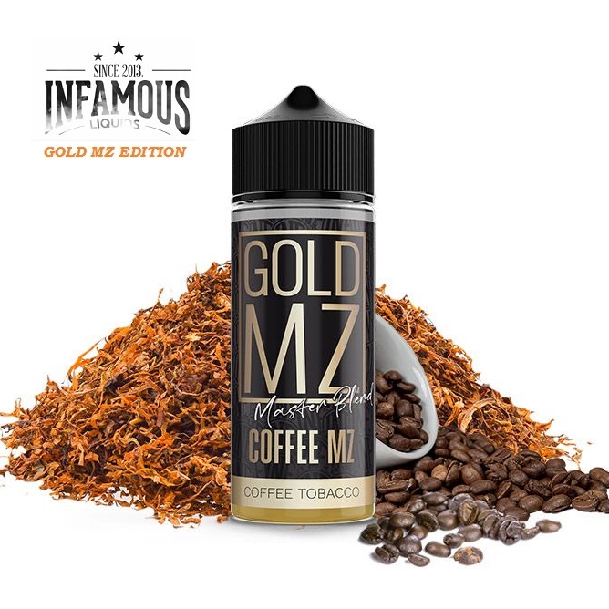 12/120ml INFAMOUS  - GOLD MZ COFFEE