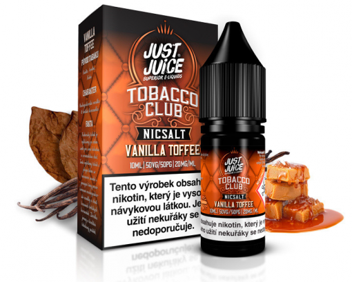 10ml JUST JUICE 20mg SALT - TOBACCO VANILLA TOFFEE