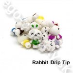 Plast Drip Tip Rabbit ŠEDA (mix farieb v detaile)