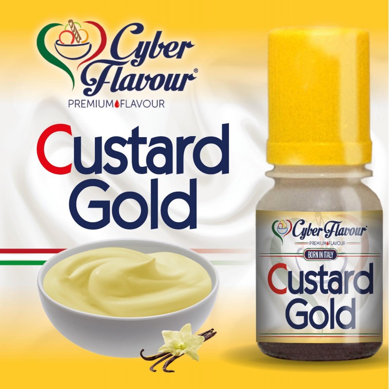10ml CYBER FLAVOUR - CUSTARD GOLD