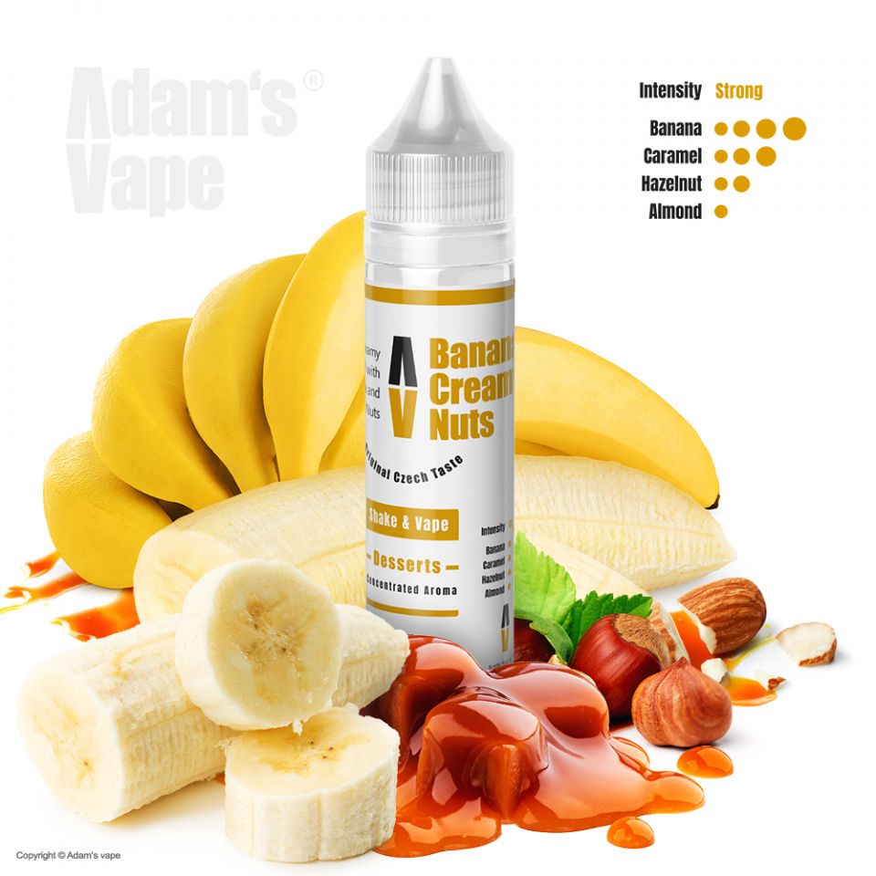 12/60ml ADAMS VAPE  - BANANA CREAMY NUTS (EXP:6/25)