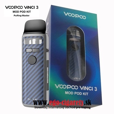 VOOPOO VINCI-3 POD 1800mAh - BLUE CARBON FIBER