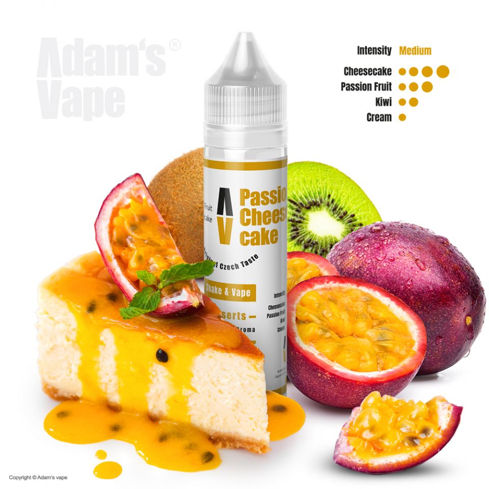 10/60ml ADAMS VAPE  - PASSION CHEESECAKE