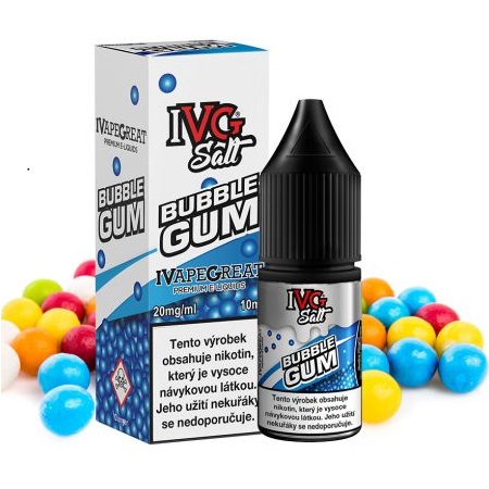 10ml IVG SALT 20mg - BUBBLEGUM