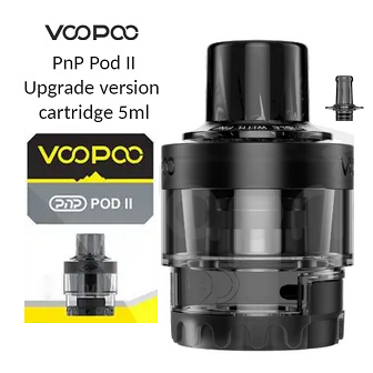 VOOPOO PNP Pod II Black 5ml 2023 pre DRAG H80s/E60 (1ks)