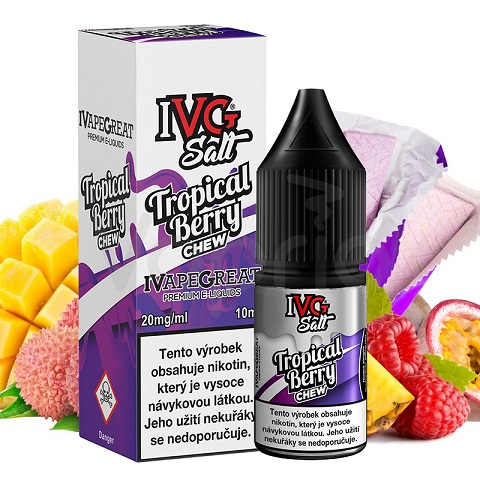 10ml IVG SALT 20mg - TROPICAL BERRY CHEW