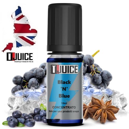 10ml T-JUICE - ORIGINAL BLACK N BLUE 