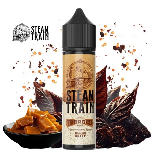 12/60ml STEAM TRAIN TOBACCO - BLACK BETTY