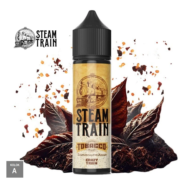 12/60ml STEAM TRAIN TOBACCO - CRAZY TRAIN (EXP:10/26)