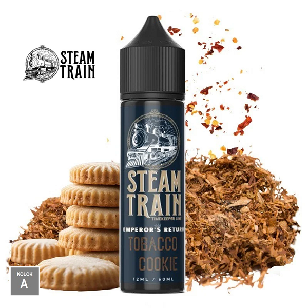12/60ml STEAM TRAIN - TOBACCO COOKIE (EXP:10/26) 