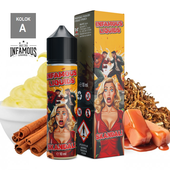 10/60ml INFAMOUS SPECIAL - SKANDAL TOBACCO 