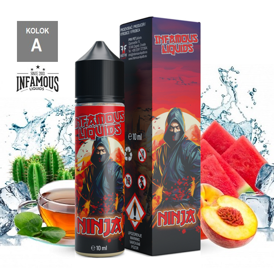10/60ml INFAMOUS - NINJA JUICE EDITION